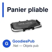 Panier pliable en polyester personnalisable avec logo - Douglas - Miniature 8