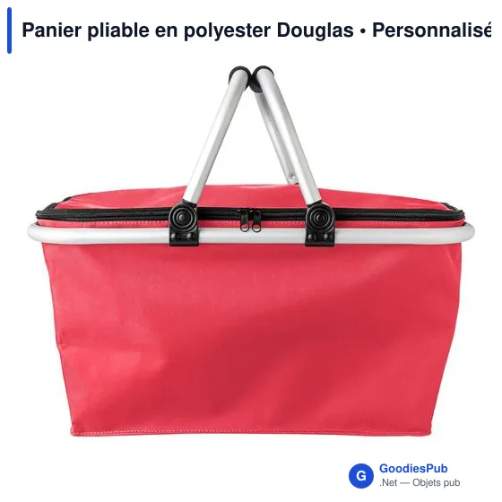 Panier pliable en polyester personnalisable avec logo - Douglas - Image 9