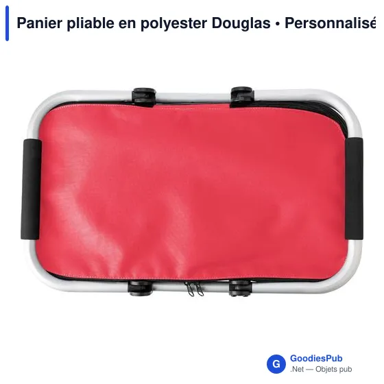 Panier pliable en polyester personnalisable avec logo - Douglas - Image 10