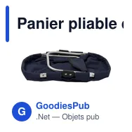 Panier pliable en polyester personnalisable avec logo - Nadine - Miniature 12