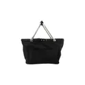 Variante noir - Panier pliable en polyester personnalisable avec logo - Nadine