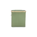 Variante Vert olive - Panier pliant personnalisable avec couvercle 40,5 x 33 x 42 cm - InSideOut Sogne