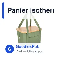 Panier isotherme pliable personnalisable en R-PET avec logo - InSideOut Sogne - Miniature 2