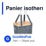 Panier isotherme pliable personnalisable en R-PET avec logo - InSideOut Sogne - Miniature 3