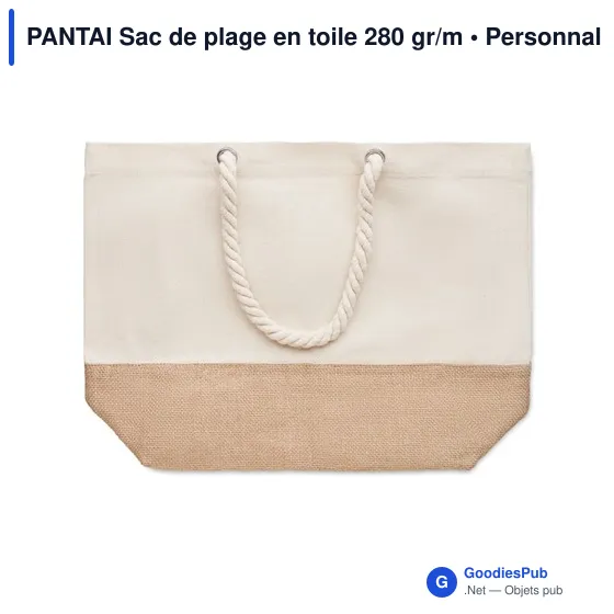 PANTAI Sac de plage en toile 280 gr/m - Image 2