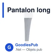Pantalon long unisexe personnalisable en coton - Kianaavec logo - Miniature 10