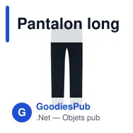 Pantalon long personnalisable Starsky avec logo - bleu marine - Miniature 11