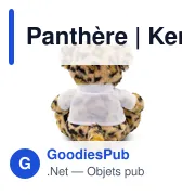 Peluche personnalisable Panthère avec logo - Kerry - Miniature 5