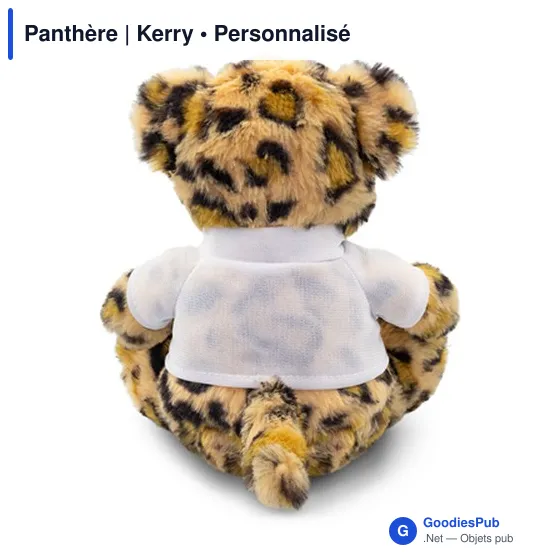 Peluche personnalisable Panthère avec logo - Kerry - Image 5