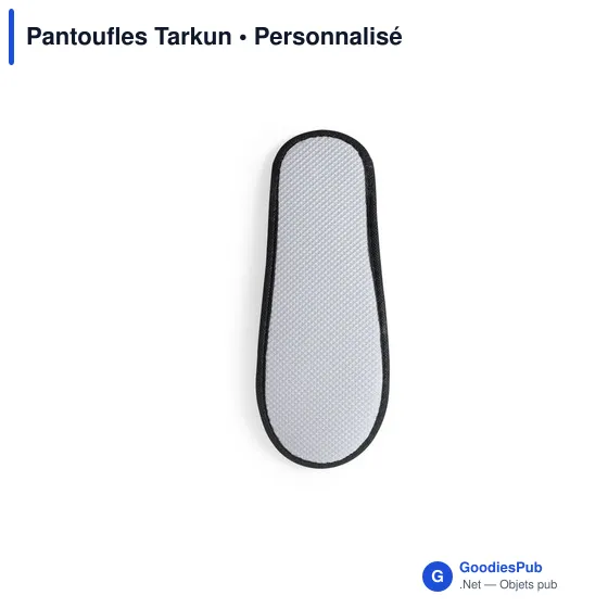 Pantoufles personnalisables Tarkun avec logo - Confort unisexe - Image 12