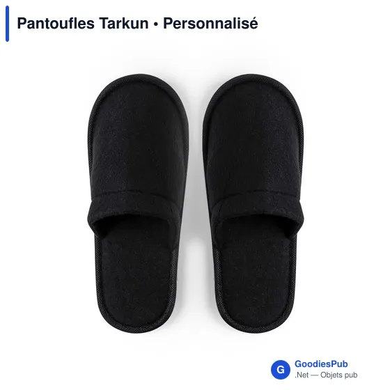 Pantoufles personnalisables Tarkun avec logo - Confort unisexe - Image 5