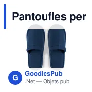 Pantoufles personnalisables Tarkun avec logo - Confort unisexe - Miniature 9