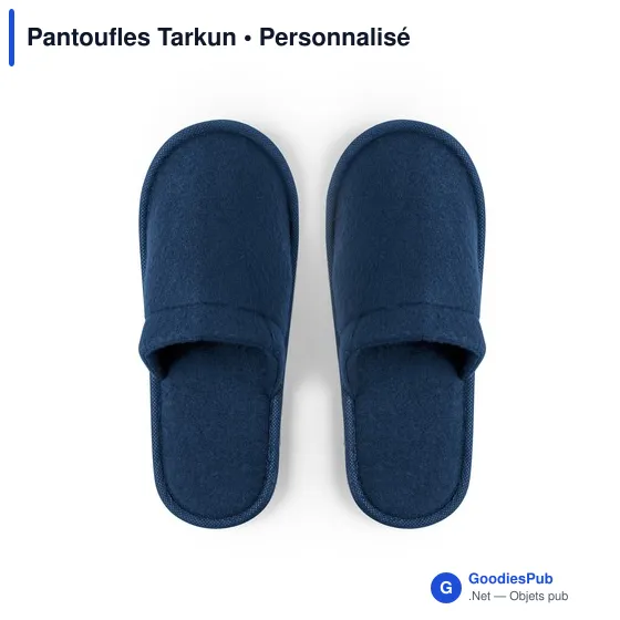 Pantoufles personnalisables Tarkun avec logo - Confort unisexe - Image 9