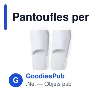 Pantoufles personnalisables Tarkun avec logo - Confort unisexe - Miniature 10