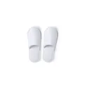 Variante blanc - Pantoufles personnalisables Tarkun avec logo - Confort unisexe