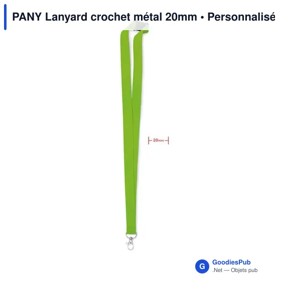 PANY Lanyard crochet métal 20mm - Image 11