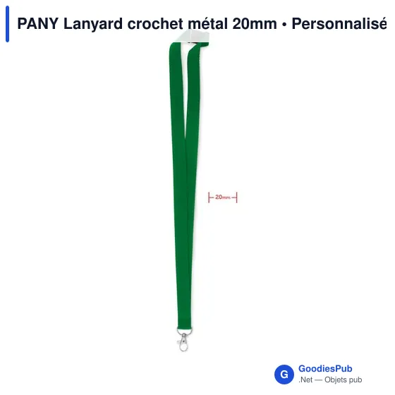 PANY Lanyard crochet métal 20mm - Image 6