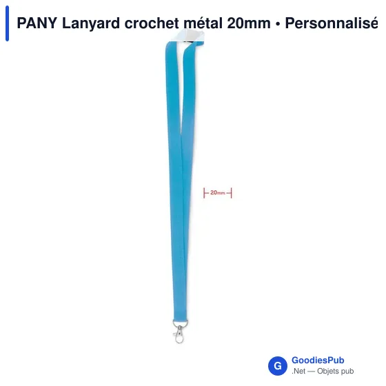 PANY Lanyard crochet métal 20mm - Image 9