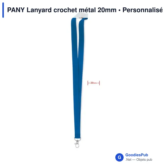 PANY Lanyard crochet métal 20mm - Image 10