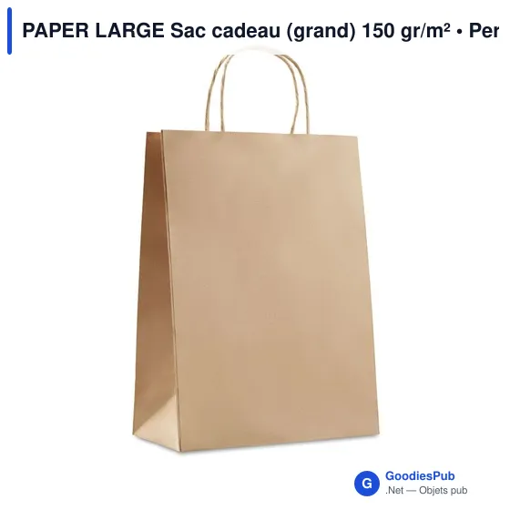 PAPER LARGE Sac cadeau (grand) 150 gr/m² - Image 2