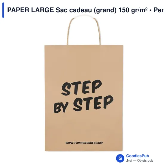 PAPER LARGE Sac cadeau (grand) 150 gr/m² - Image 3