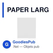 PAPER LARGE Sac cadeau (grand) 150 gr/m² - Miniature 4