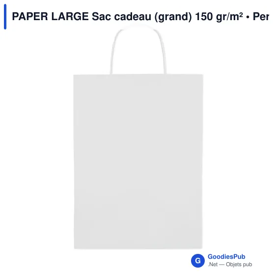 PAPER LARGE Sac cadeau (grand) 150 gr/m² - Image 4