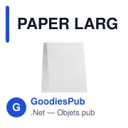 PAPER LARGE Sac cadeau (grand) 150 gr/m² - Miniature 5
