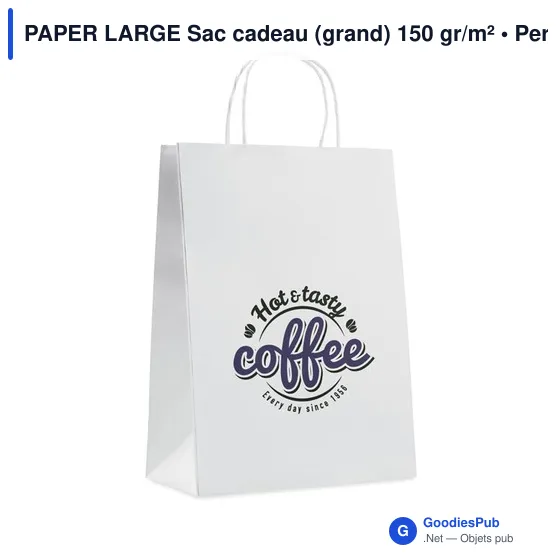 PAPER LARGE Sac cadeau (grand) 150 gr/m² - Image 6