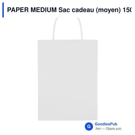 PAPER MEDIUM Sac cadeau (moyen) 150 gr/m²