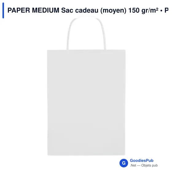 PAPER MEDIUM Sac cadeau (moyen) 150 gr/m² - Image 1