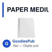PAPER MEDIUM Sac cadeau (moyen) 150 gr/m² - Miniature 2