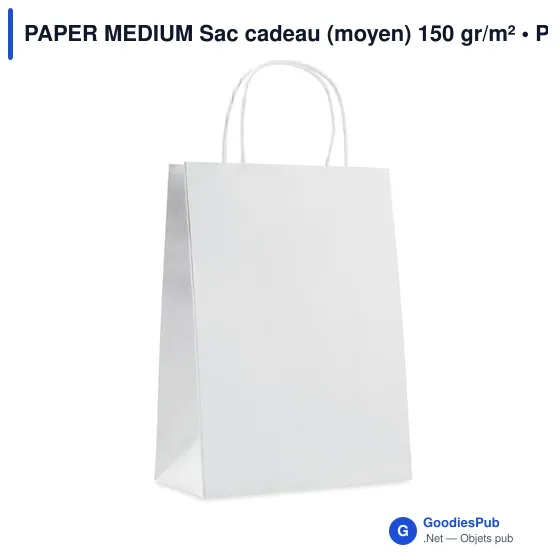 PAPER MEDIUM Sac cadeau (moyen) 150 gr/m² - Image 2