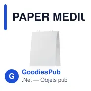 PAPER MEDIUM Sac cadeau (moyen) 150 gr/m² - Miniature 3