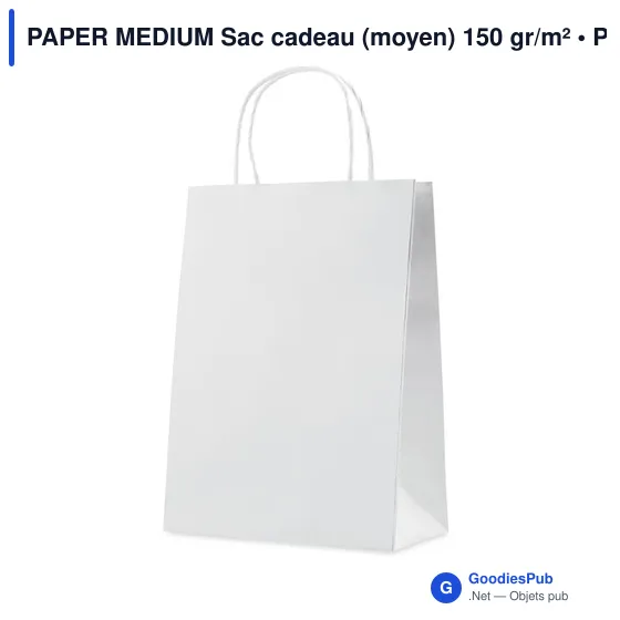 PAPER MEDIUM Sac cadeau (moyen) 150 gr/m² - Image 3