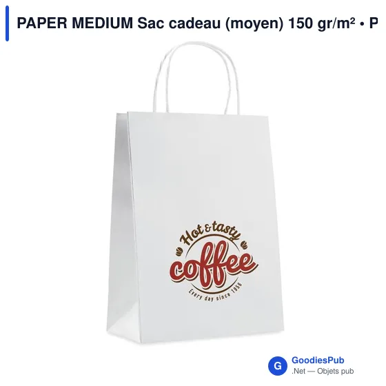 PAPER MEDIUM Sac cadeau (moyen) 150 gr/m² - Image 4