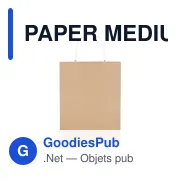 PAPER MEDIUM Sac cadeau (moyen) 150 gr/m² - Miniature 5