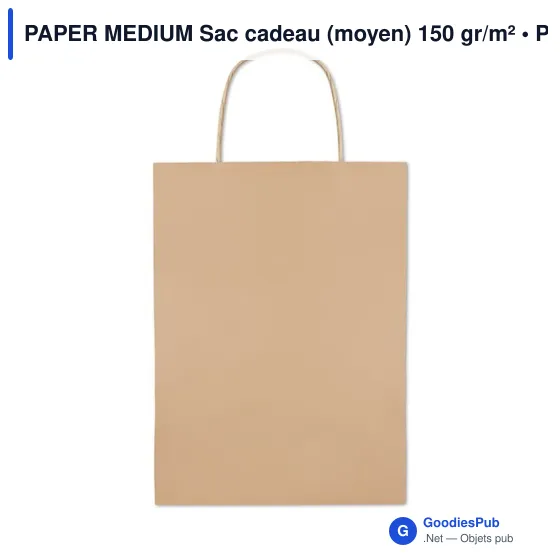 PAPER MEDIUM Sac cadeau (moyen) 150 gr/m² - Image 5