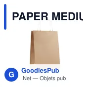 PAPER MEDIUM Sac cadeau (moyen) 150 gr/m² - Miniature 6