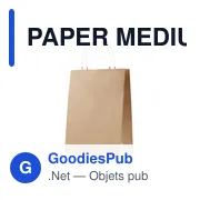 PAPER MEDIUM Sac cadeau (moyen) 150 gr/m² - Miniature 7