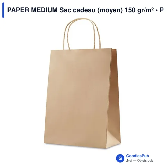 PAPER MEDIUM Sac cadeau (moyen) 150 gr/m² - Image 7