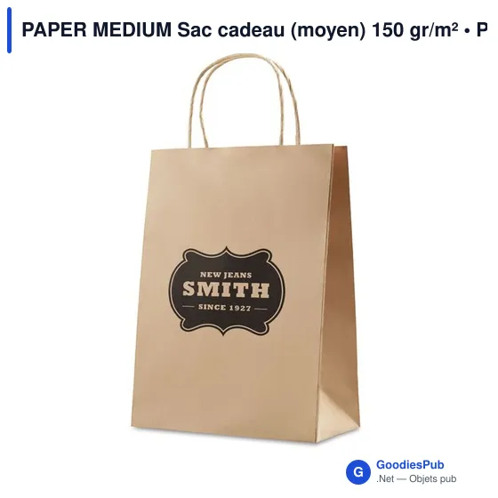 PAPER MEDIUM Sac cadeau (moyen) 150 gr/m² - Image 8