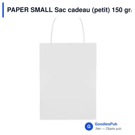 PAPER SMALL Sac cadeau (petit) 150 gr/m²