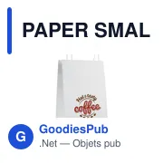 PAPER SMALL Sac cadeau (petit) 150 gr/m² - Miniature 3
