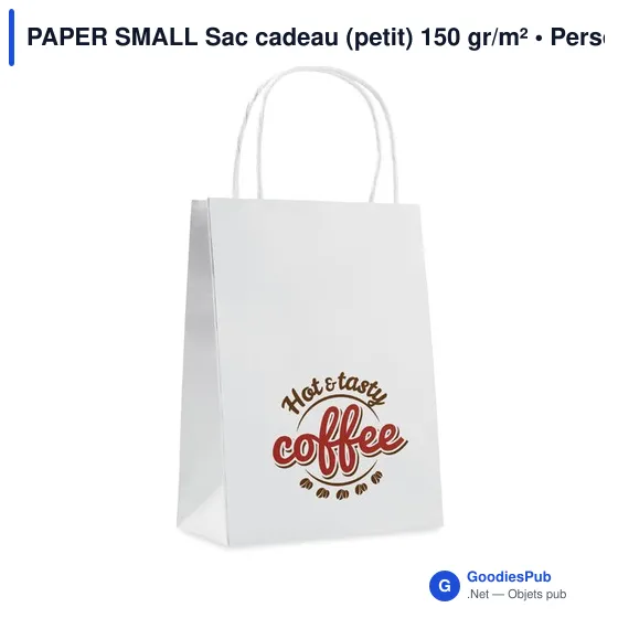PAPER SMALL Sac cadeau (petit) 150 gr/m² - Image 3