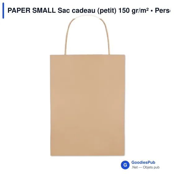 PAPER SMALL Sac cadeau (petit) 150 gr/m² - Image 4