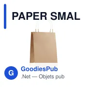 PAPER SMALL Sac cadeau (petit) 150 gr/m² - Miniature 5