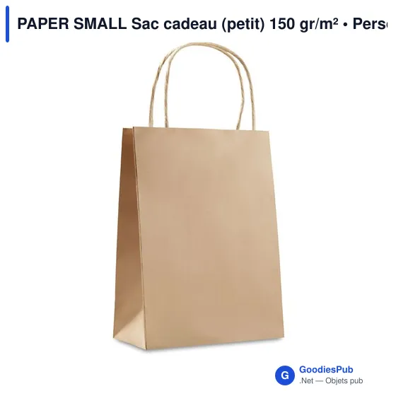 PAPER SMALL Sac cadeau (petit) 150 gr/m² - Image 5