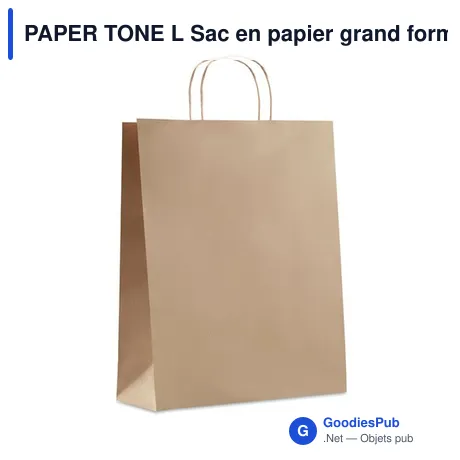 PAPER TONE L Sac en papier grand format