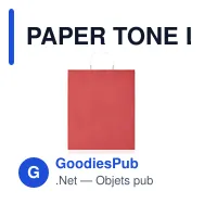 PAPER TONE L Sac en papier grand format - Miniature 12